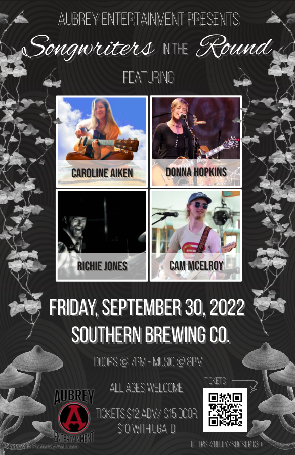 So. Brewery Songwriters in the Round poster